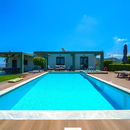 Mythic Olive - Heated Pool - Amazing View Villa Perivolia (Theriso)